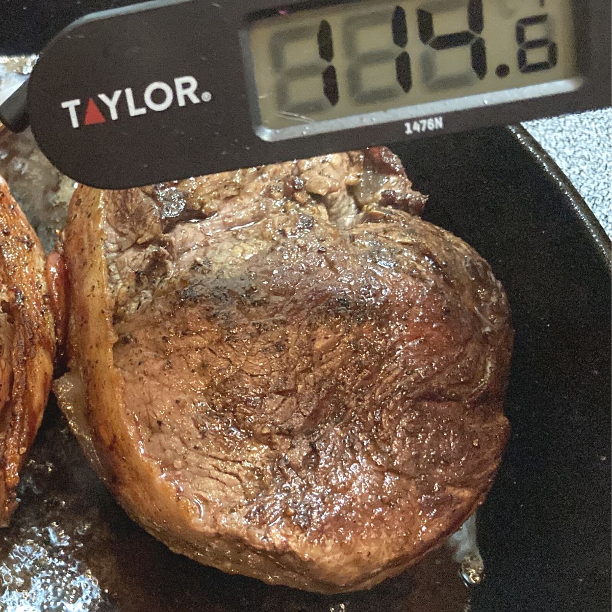 Process Shot filet mignon temp